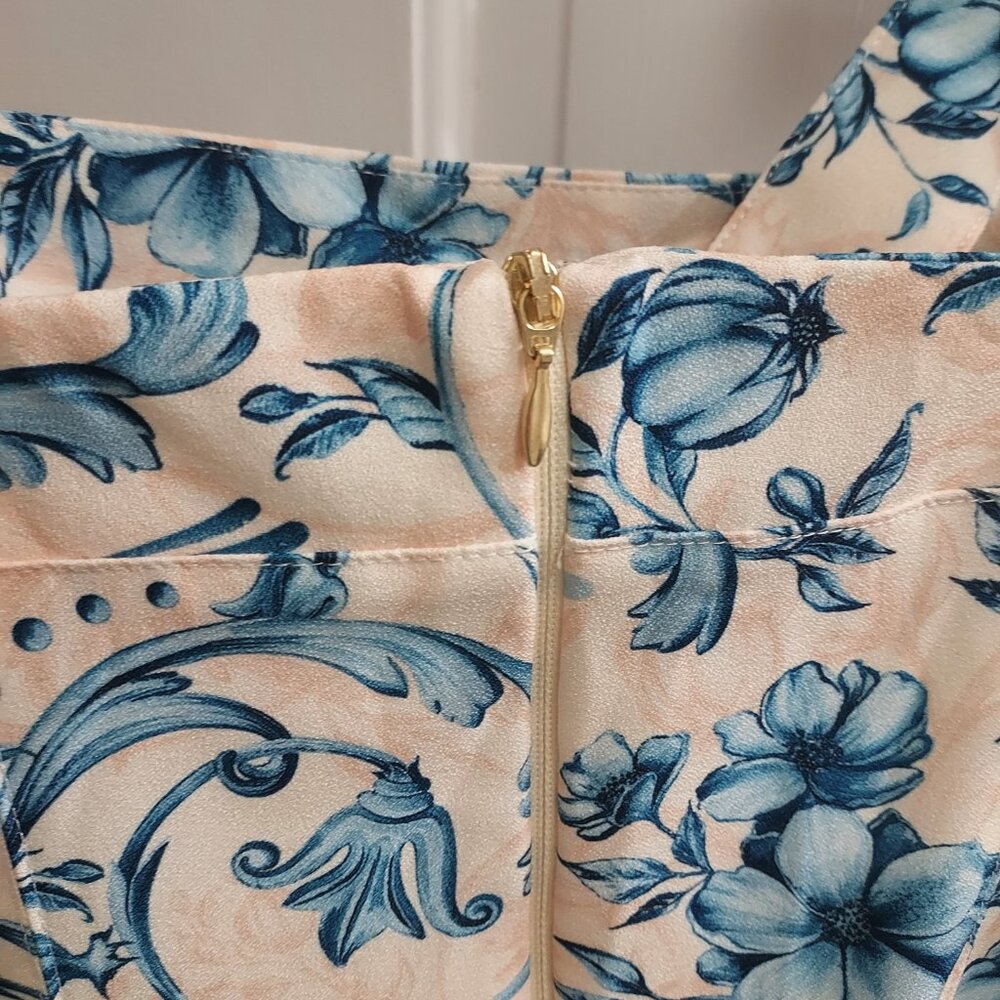Agua Bendita Blue Floral Joaquina Dress - Picture 6 of 7